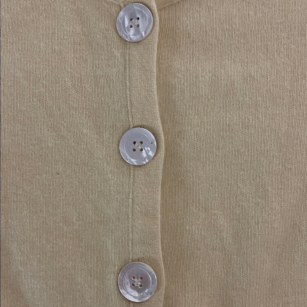 VTG Banana Republic Banana Cream Knit Sweater - M - Picture 3 of 5